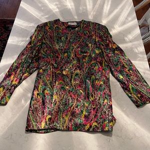 GIVENCHY jacket. Gorgeous! Show stopper!!! 🎇 🎆